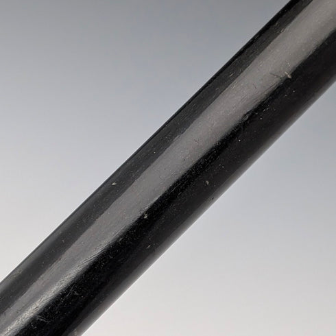 1937 British Vintage Gentleman's Bent Handle Sterling Silver Decorated Walking Stick 93cm Kendall & Sons